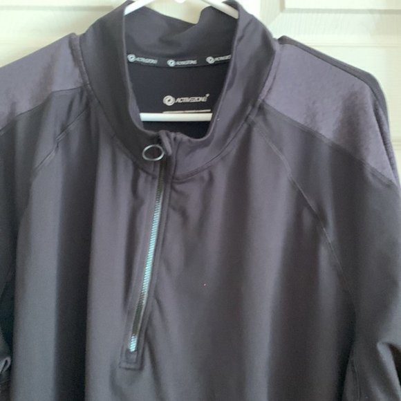 Pennington Black 3/4 zip top 5x - Picture 2 of 4